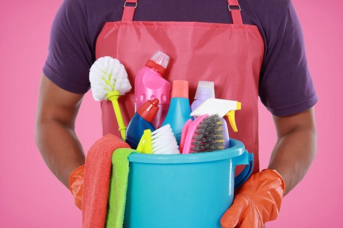 Curtain cleaning in a bright living room