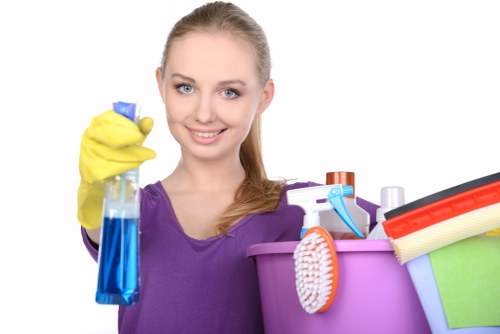 Clean carpet fibers after steam carpet cleaning