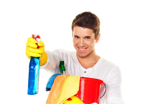 Workers following safety practices and using protective equipment