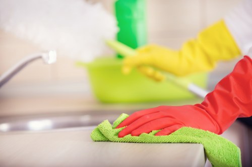 Careful stain removal from clothing fabric using a cloth
